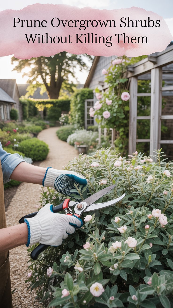 How to Refresh Overgrown Shrubs Without Killing Them ...