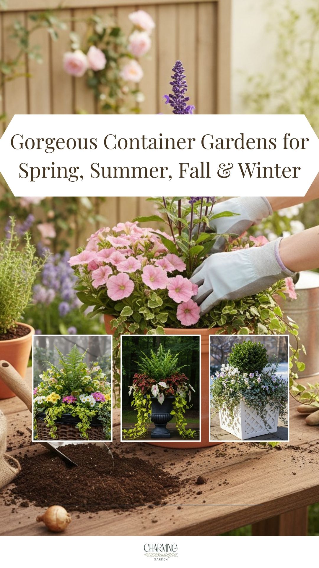 Planting Season Containers 4 Seasons of Container Gardening: Easy, Stylish Planters for Spring ...